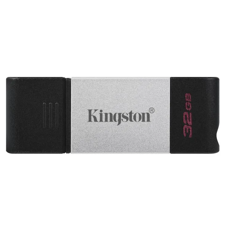 Kingston Pendrive 32Gb Otg Dt80/32Gb Usb Type C 3.2 Silver Argento Chiavetta Usb