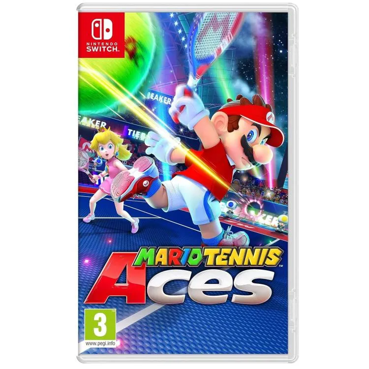 Mario Tennis Aces Nintendo Switch Videogioco Ufficiale Copertina Europa Nuovo