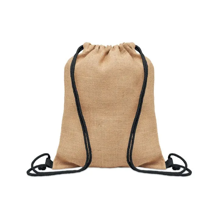 Borsa con coulisse in juta