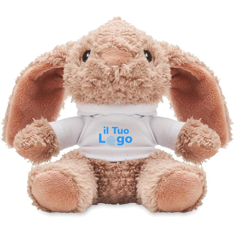 Peluche coniglietto con felpa