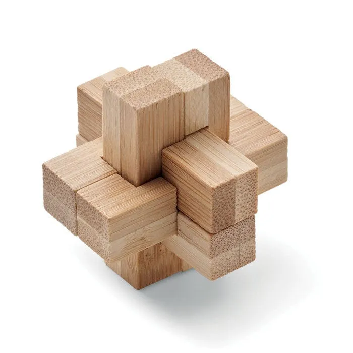 Puzzle rompicapo in bamboo