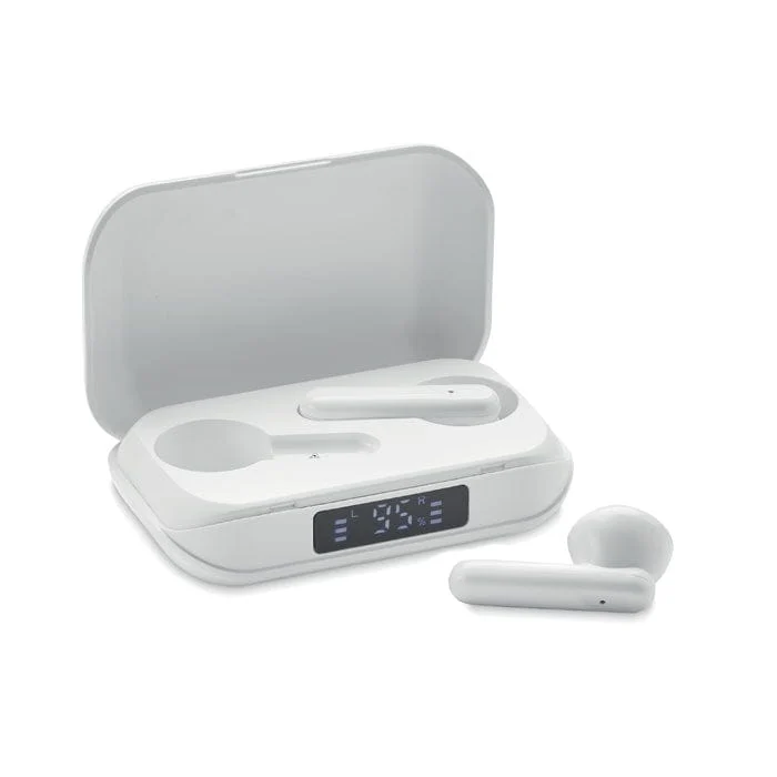 Auricolari TWS in ABS riciclato con display