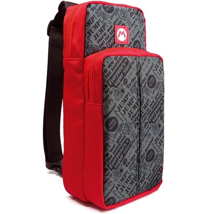 Hori Tracolla Super Mario Ufficiale Per Nintendo Switch/Lite Borsa Regolabile