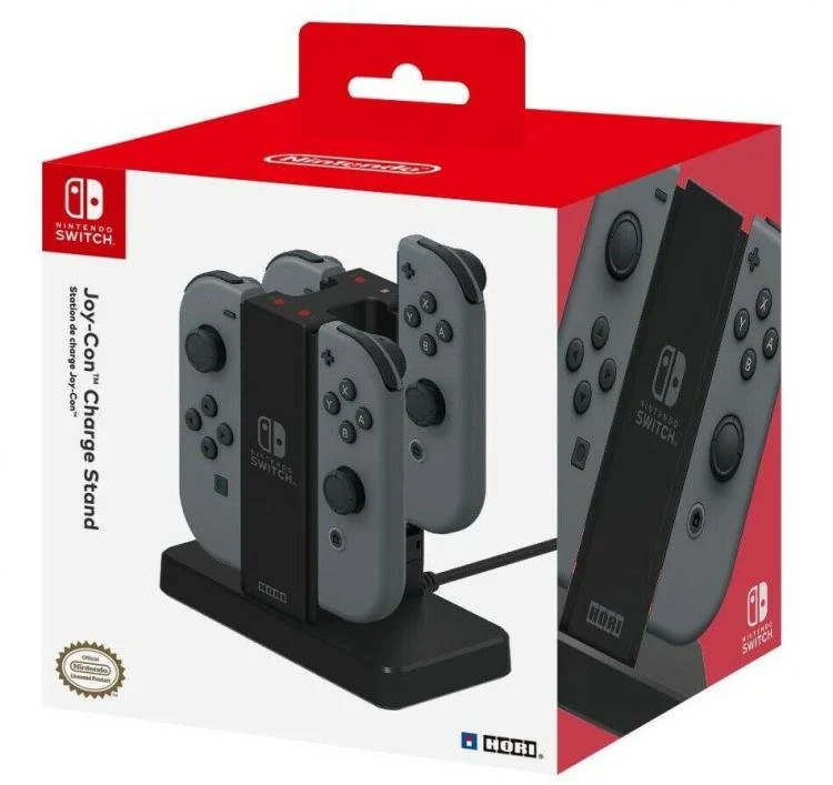 Hori Stand Di Ricarica Joy-Con Nintendo Switch Caricatore Controller Ufficiale
