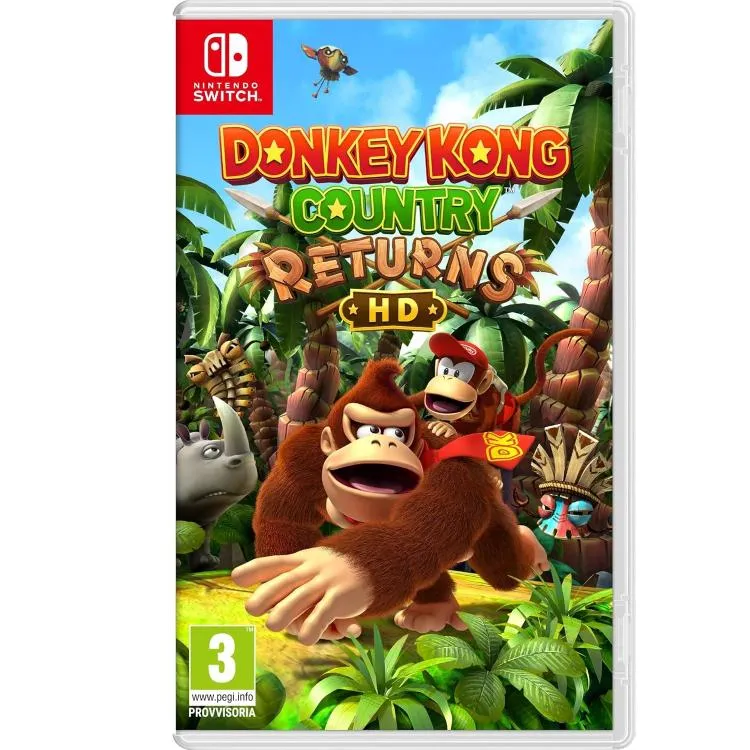 Donkey Kong Country Returns Hd Nintendo Switch Videogioco Pal Ita Gioco Nuovo