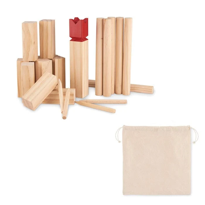 Gioco di lancio all'aperto in legno