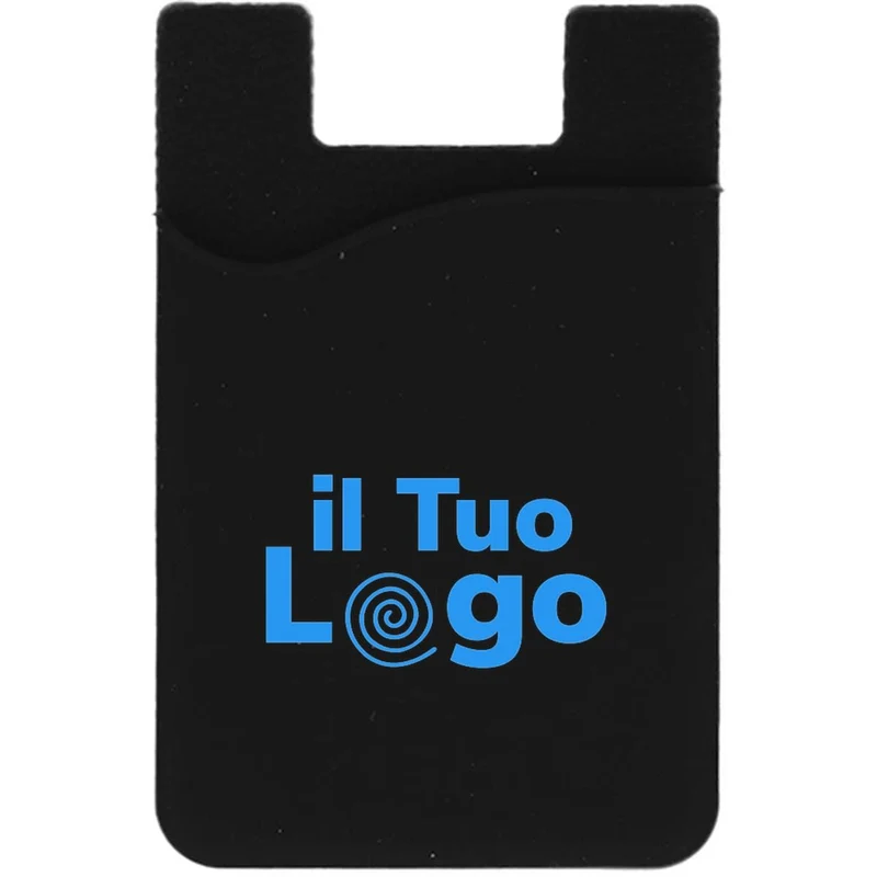 Porta carte di credito in silicone per smartphone