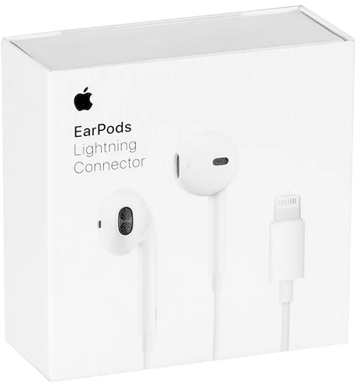 APPLE AURICOLARI EARPODS CON CONNETTORE LIGHTNING MMTN2ZM/A IPHONE IOS IPAD PRO