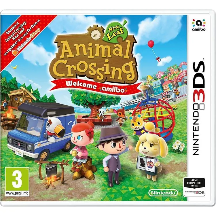 ANIMAL CROSSING: NEW LEAF WELCOME AMIIBO NINTENDO 3DS 2DS VIDEOGIOCO NUOVO