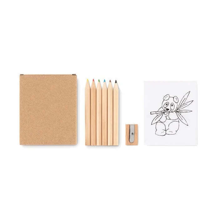 Set per colorare con fogli