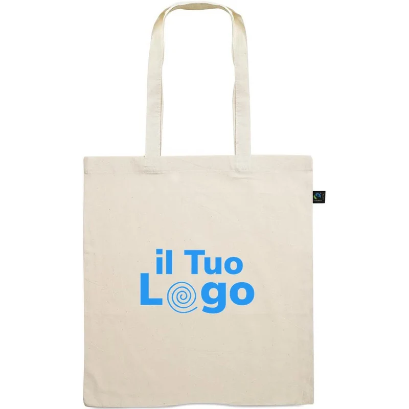 Shopper in cotone Fairtrade 180 gr/m²