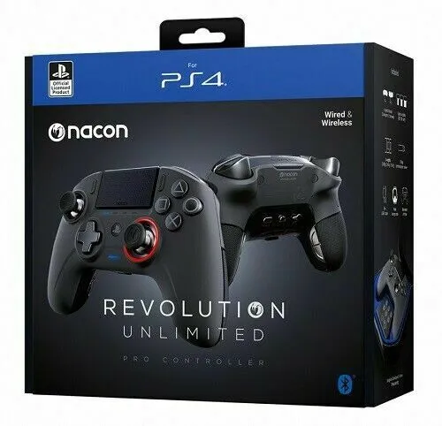 CONTROLLER NACON REVOLUTION WIRELESS UNLIMITED V3 PLAY STATION 4 NERO PS4 - PC