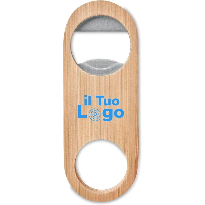 Apribottiglie in bamboo hole