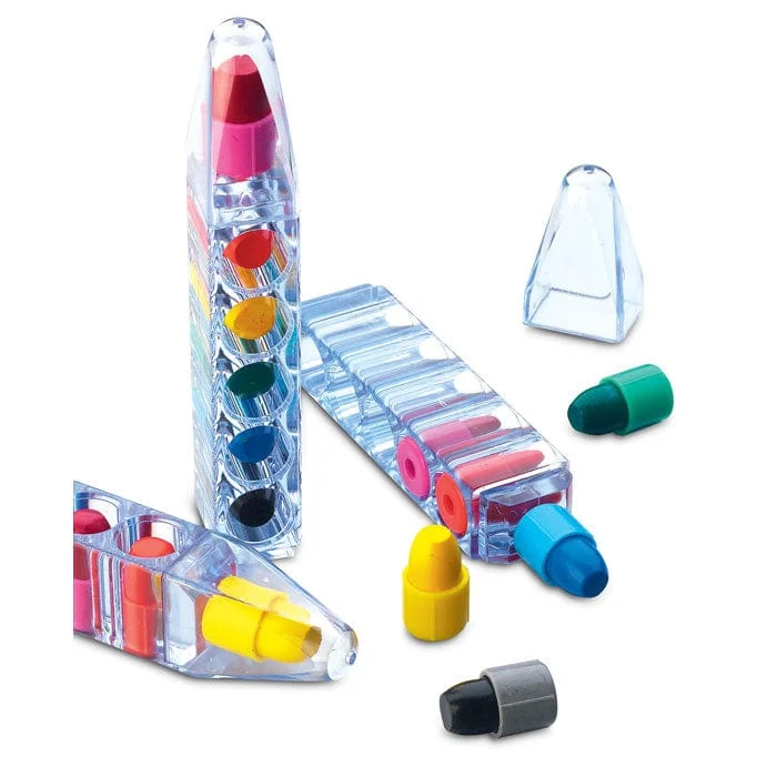 Set 6 pastelli a cera