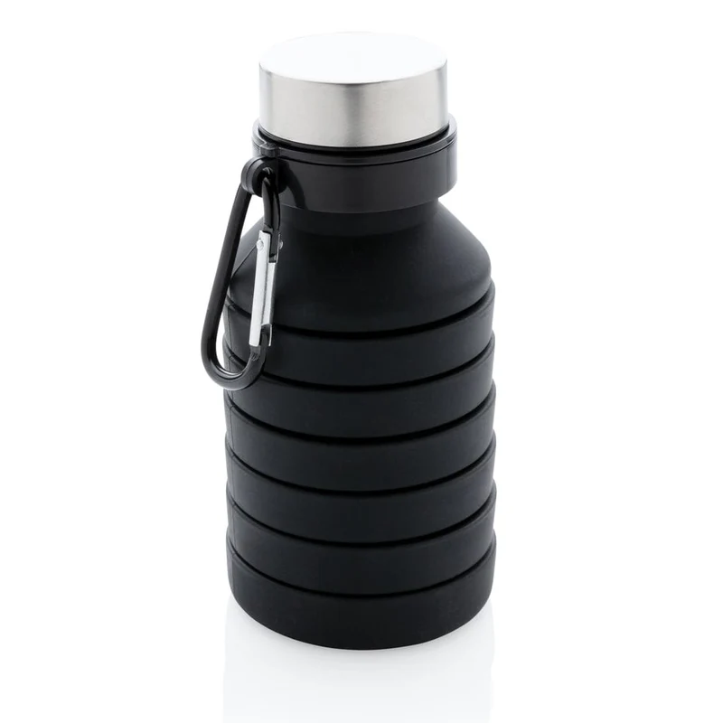 Bottiglia pieghevole in silicone con tappo – 550 ml