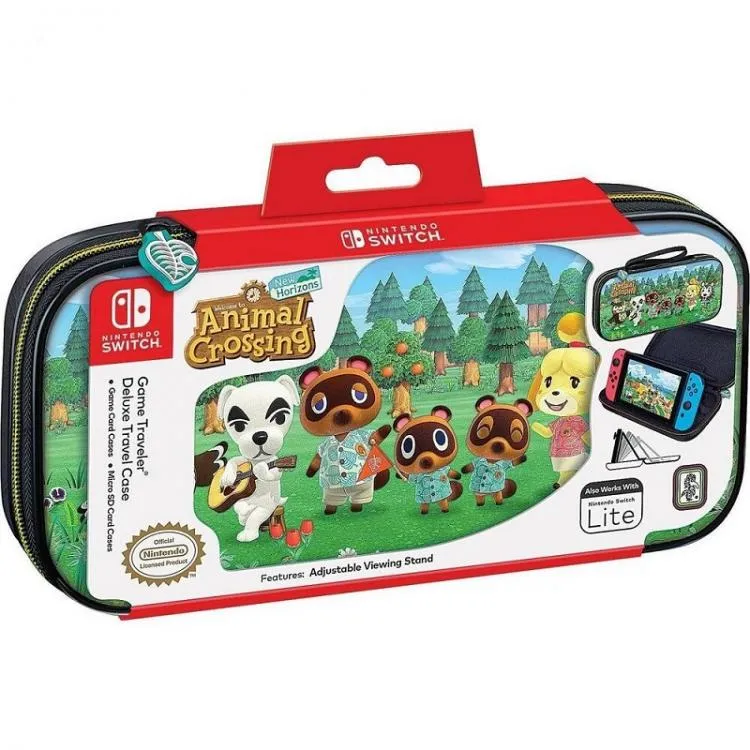 Nintendo Switch Custodia Trasporto Rigida Animal Crossing Compatibile Lite/Oled