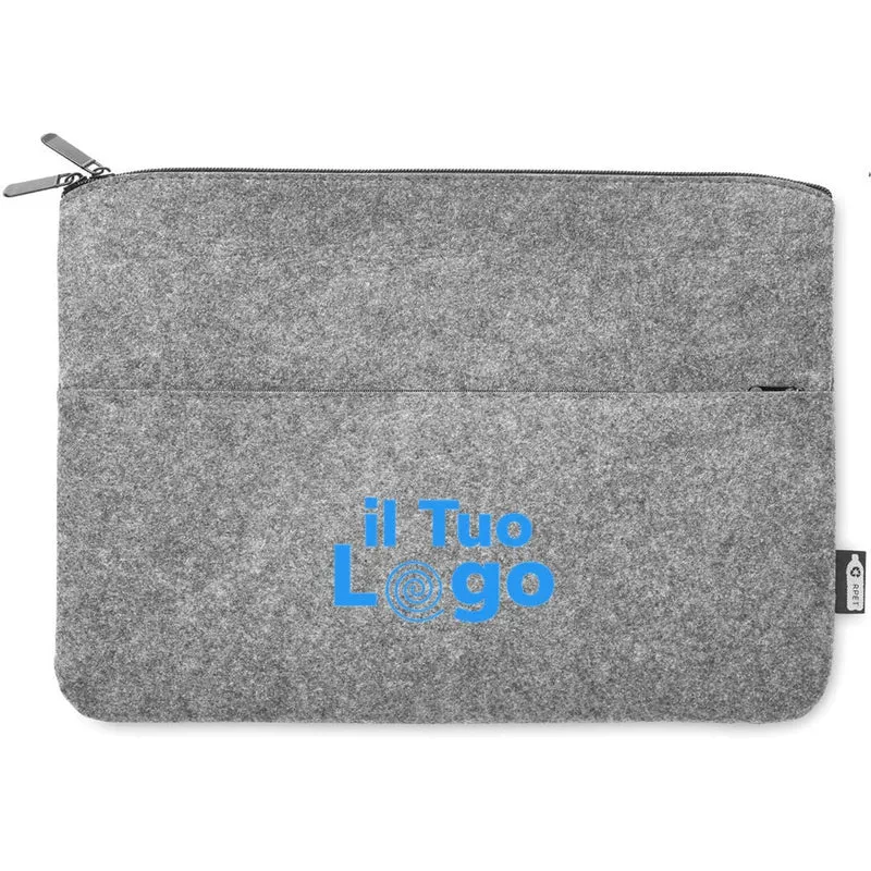 Borsa laptop in feltro RPET
