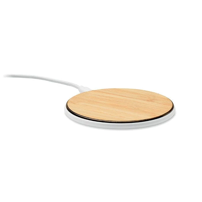 Caricatore wireless in bamboo