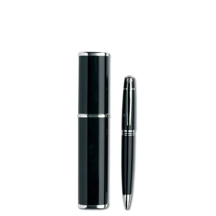 Penna a sfera con astuccio alluminio