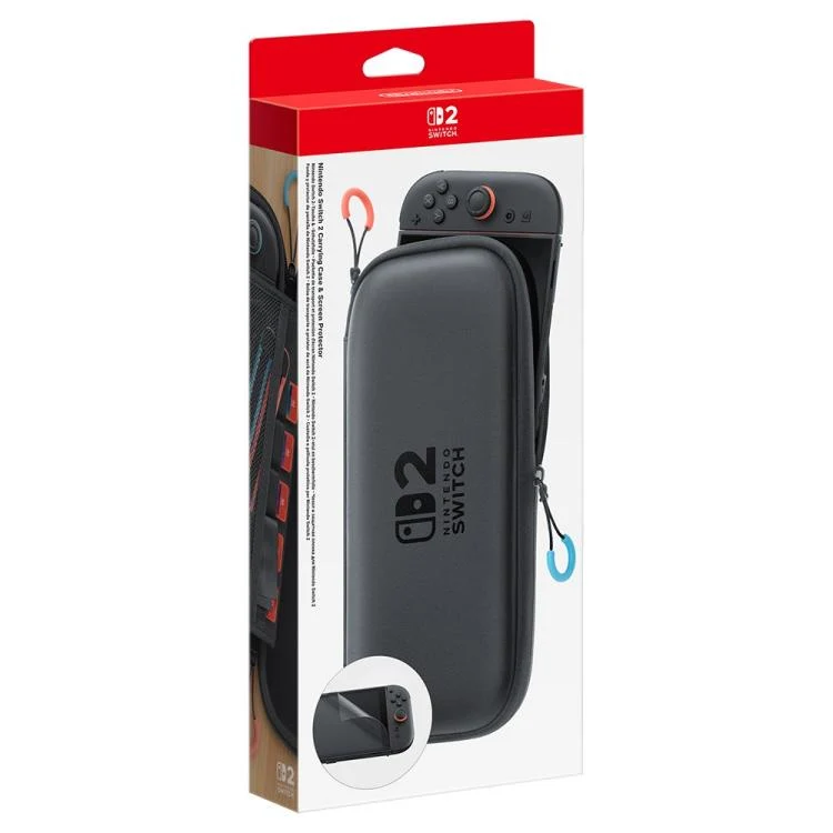 Nintendo Switch 2 Custodia + Pellicola Ufficiale Carrying Case Screen Protector