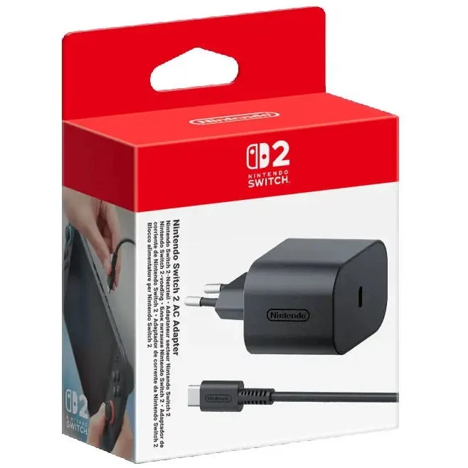 Nintendo Switch 2 Ac Adapter - Alimentatore Originale Nuovo Console NSW2