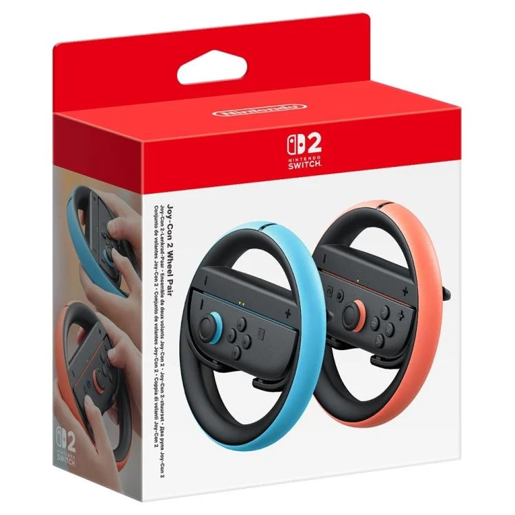 Nintendo Switch 2 - Wheel Pair - Coppia Volanti Joy-Con Mario Kart World