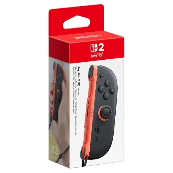 Nintendo Switch 2 - Joy-Con (R) Destro Light Red Controller Rosso