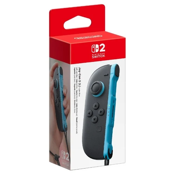 Nintendo Switch 2 - Joy-Con (L) Sinistro Light Blue - Controller Blu Pad Nuovo