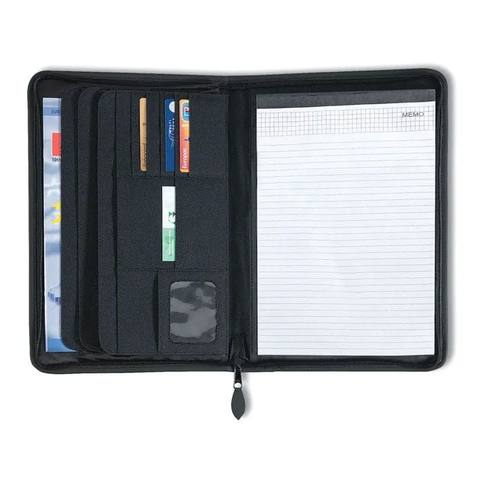 Portablocco A4 chiusura a zip