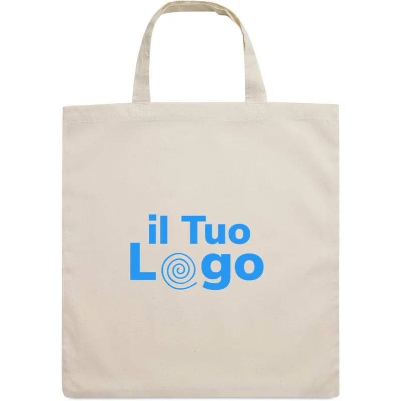 Shopper in cotone 140gr manici corti
