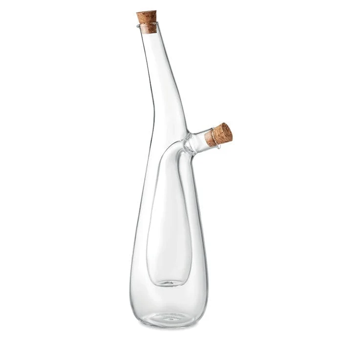 Bottiglia olio e aceto in vetro